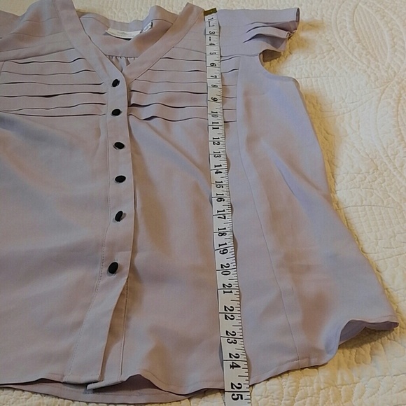 - Erin Fetherston Edition lavender Button bl… - Picture 6 of 8